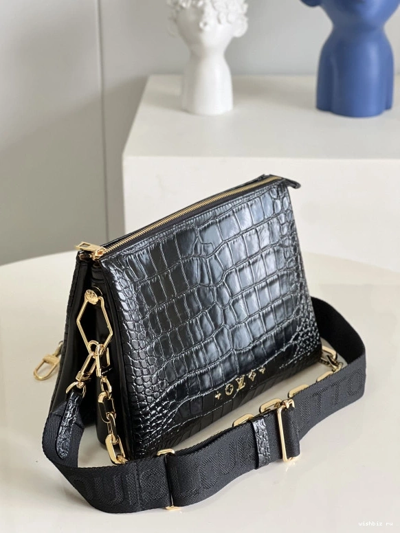 WIS LOUIS PM-26*20*12cm VUITTON COUSSIN 0123